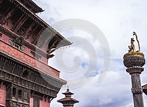 Royal Palace at Patan Durbar Square in Kathmandu, Nepal