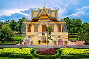 The Royal Palace in Phnom Penh, Cambodia