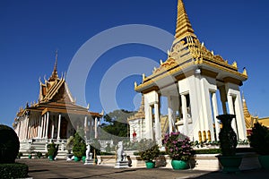 Royal Palace in Phnom Penh Cambodia