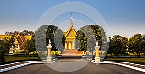 Royal Palace and Silver pagoda,Phnom Penh,Cambodia