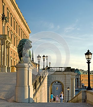 Royal palace in Stockholm