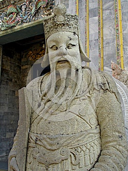 Royal Palace - Stone guard with flowing beard