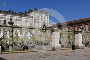 Royal palace in Turin , Italy