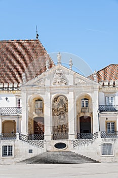 Royal Palace in the University of Coimbra, Portugal photo