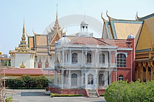 Royal Palace,Villa of Napoleon,Phnom Penh,Cambodia