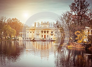 Royal Palace on the Water in Lazienki Park