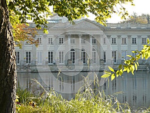 Royal Palace on the Water in Lazienki Park,Warsaw