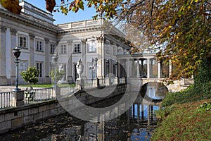 Royal Palace on the Water in Lazienki Park, Warsaw