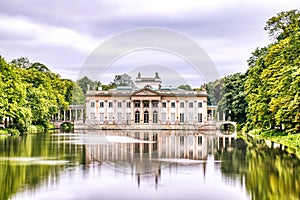 Royal Palace on the Water in Lazienki Park, Warsaw