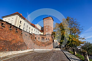 Royal palace in Wawel in Krakow