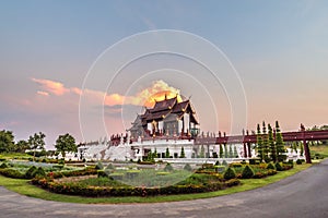 Royal Pavillion Ho Kam Luang in Royal Rajapruek, Chiang Mai, Thailand