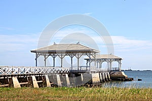 Royal pavillion on jetty pier