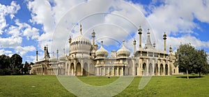 Royal pavillion panorama brighton east sussex uk