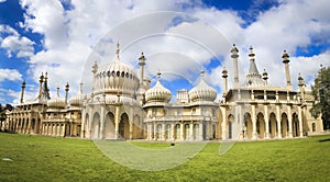 Royal pavillion panorama brighton england uk