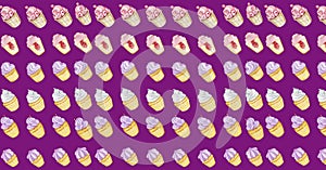 Royal Purple Cupcakes Muffin Sweets Food Horizontal for Social Media