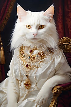 Royal Purr-sence: Your Cat\'s Queenly Grace Captured in Stunning Imagery photo