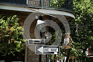 Royal Street sign in New Orleans