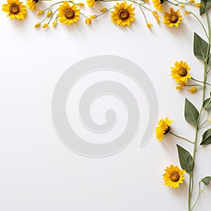 Royal sunflower border