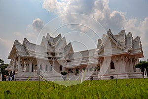 Royal Thai Monastery in Lumbini, Nepal photo