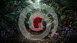 Royal Throne in Forest