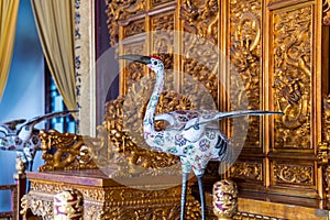 The royal Throne of  the king Hong Xiuquan of The Taiping Heavenly Kingdom Taiping Tianguo in Qing Dynasty of China