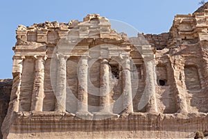 Royal Tombs in the ancient city of Petra, Jordan