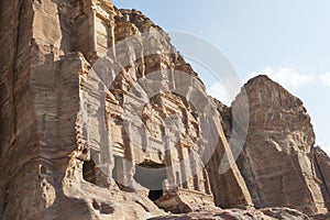 Royal Tombs in the ancient city of Petra, Jordan