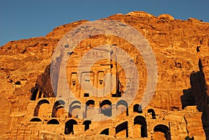Royal Tombs in Petra photo