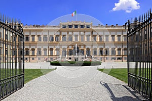 Royal villa in Monza city in italy photo