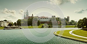 Royal wawel castle in Krakow, Poland