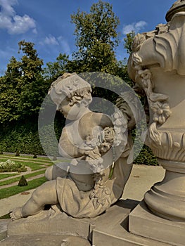 The royal Wilanow Palace in Warsaw, Poland.