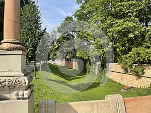 The royal Wilanow Palace in Warsaw, Poland.