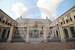 The Royal working palace named Noordeinde in The Hague of king Willem Alexander in the Netherlands.