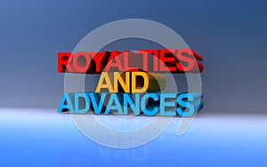 royalties and advances on blue