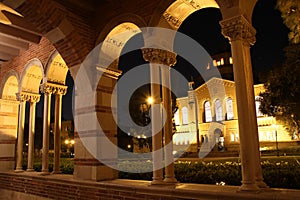 Royce Hall and Powell library at UCLA