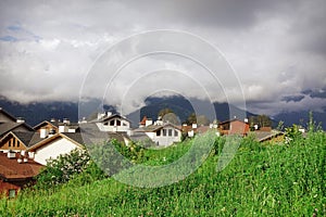 Roza Khutor Plateau Alpine Ski Resort Summer Landscape, Sochi, R