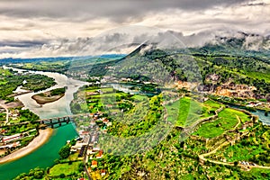 Rozafa Castle in Shkoder, Albania photo