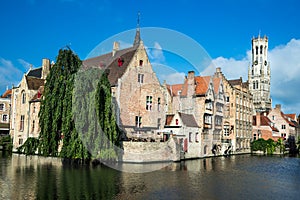 Rozenhoedkaai, Bruges in Belgium