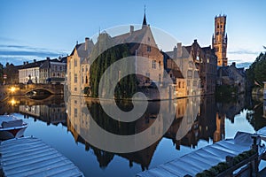 Rozenhoedkaai - Bruges - Belgium photo