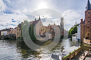 Rozenhoedkaai canal, Bruges, Belgium