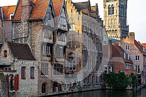 The Rozenhoedkaai Quay of the Rosary canal in Bruges