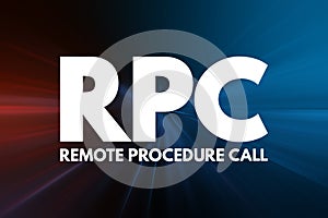 RPC - Remote Procedure Call acronym photo