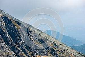 Rpcky mountain top details in slovakian Tatra