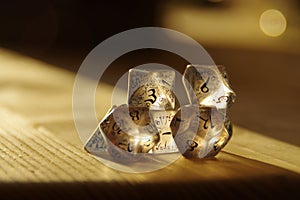 RPG dice for Dungeons and Dragons