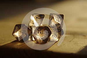 RPG dice for Dungeons and Dragons photo
