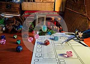 RPG tabletop game attributes