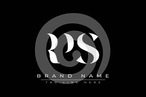 RPS abstract letter logo design
