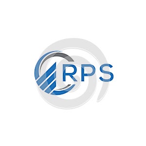 RPS abstract technology logo design on white background. RPS creative initials letter logo concept