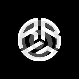 RRG letter logo design on black background. RRG creative initials letter logo concept. RRG letter design