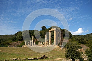 RRoman temple of Antas, Sardinia.. photo